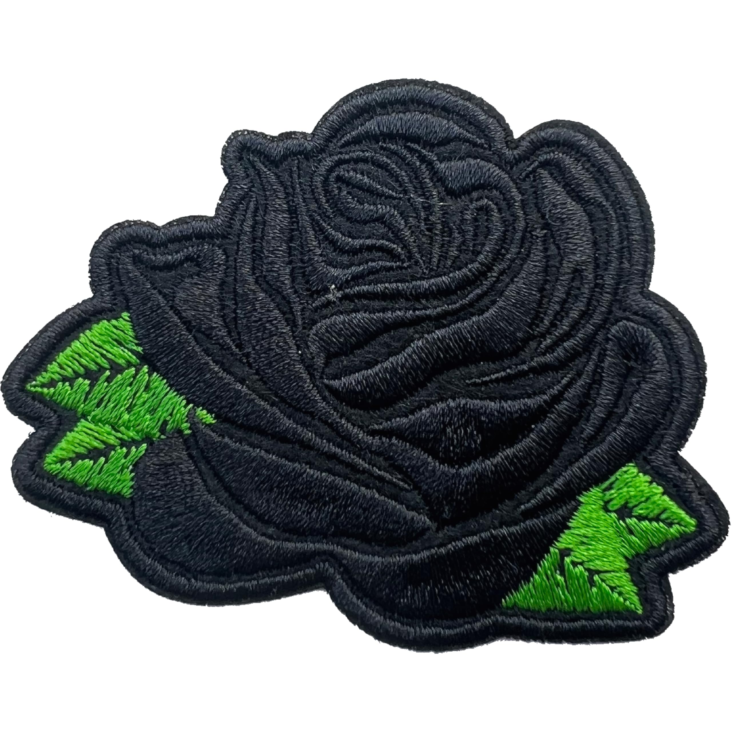 Amazon.com: LEMILLE Black Rose Patch, Size 3